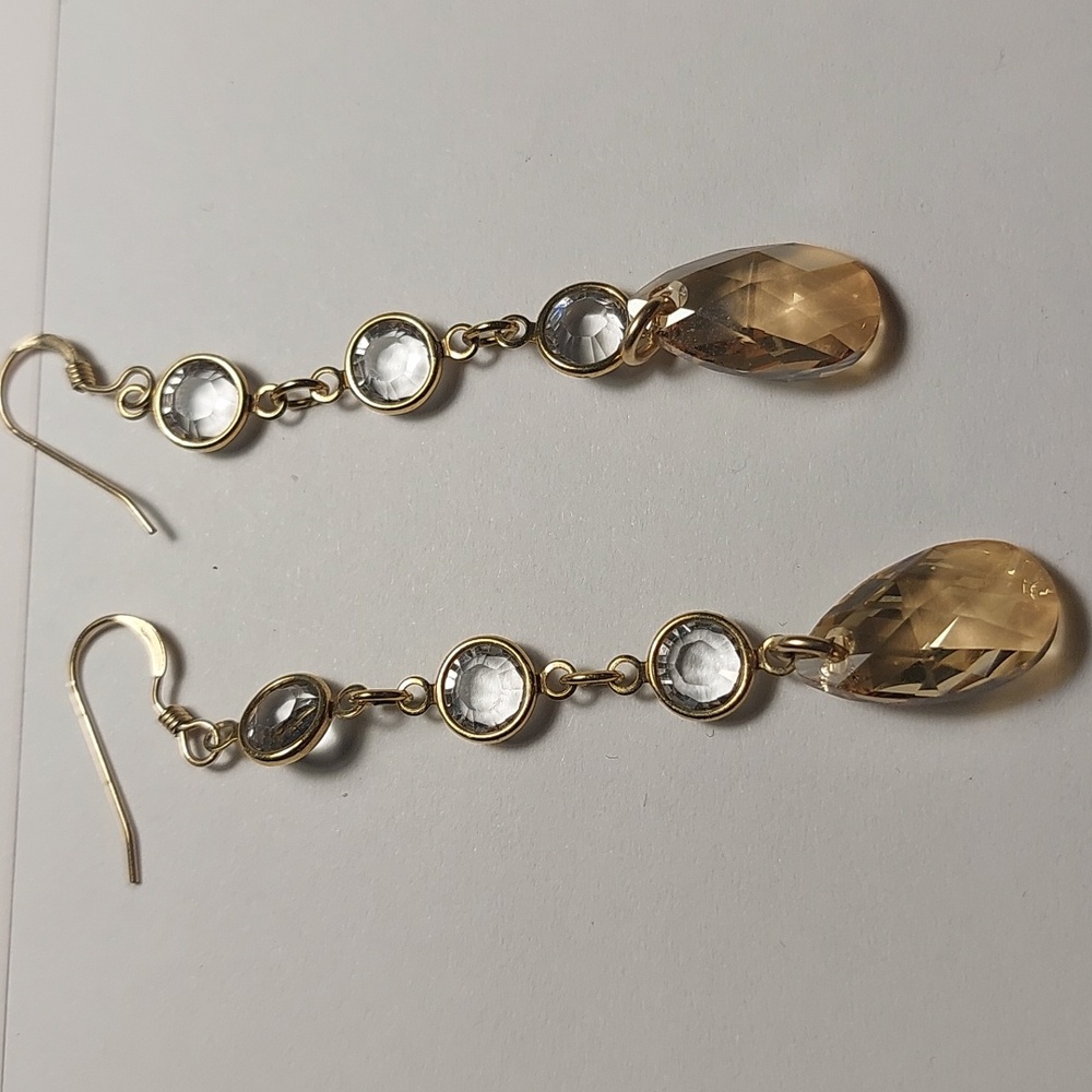 Golden Dangling Earrings